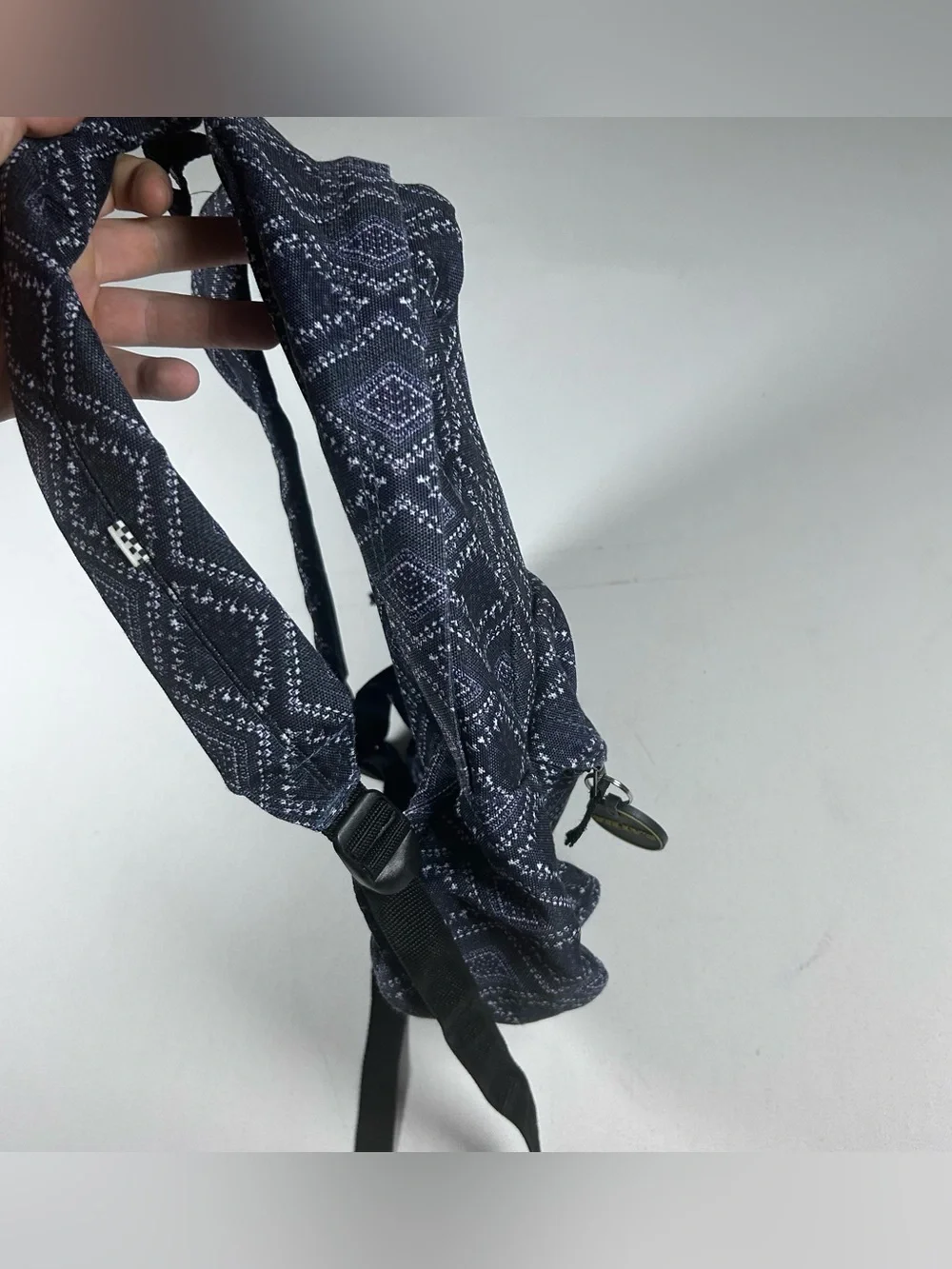 Vans Off The Wall Realm Geometric Diamond Knit Medium Sized Backpack